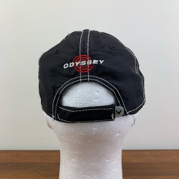 Callaway Hat Cap Strap Back Black Red Big Bertha Golf Casual Mens Speed Regime - Picture 2 of 11